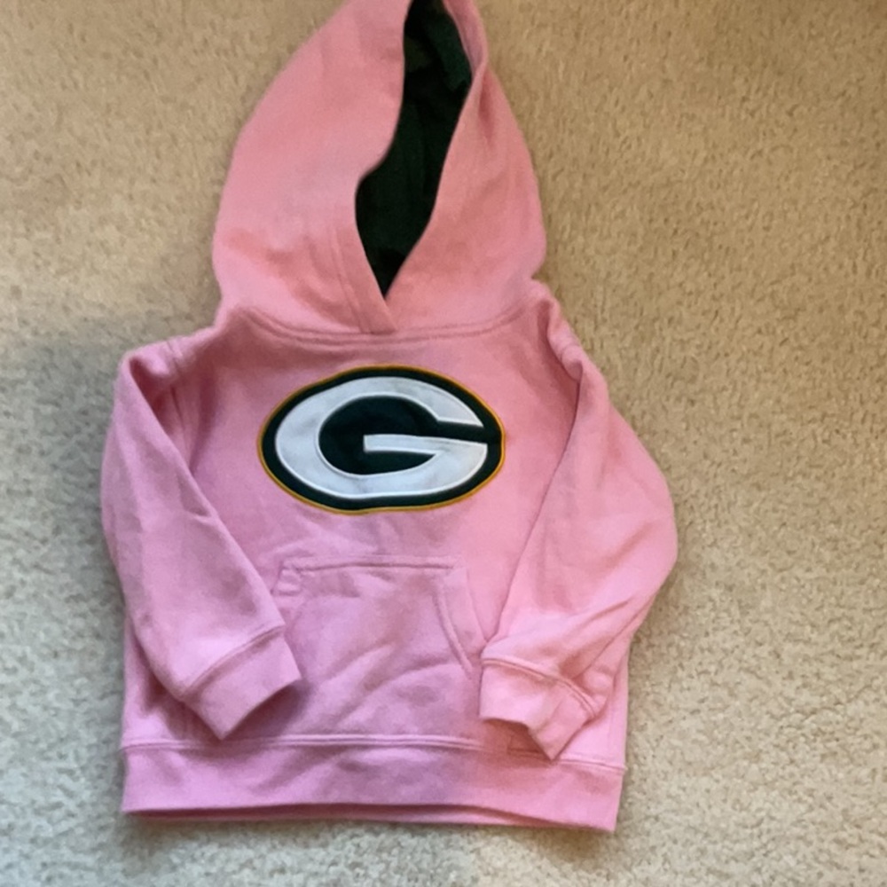 NFL Pink Green Bay Packers Hoodie Sweatshirt